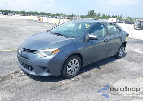 2015 Toyota Corolla L from USA, damaged, VIN 2T1BURHE9FC248716